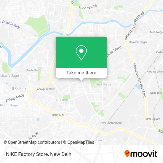 NIKE Factory Store map
