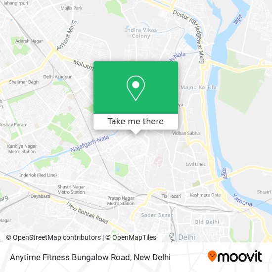 Anytime Fitness Bungalow Road map