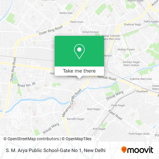 S. M. Arya Public School-Gate No 1 map