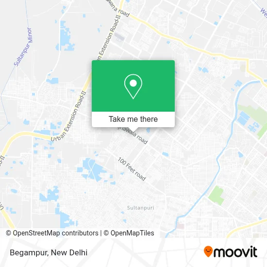 Begampur map