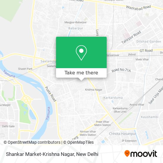 Shankar Market-Krishna Nagar map