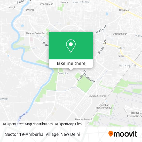 Sector 19-Amberhai Village map