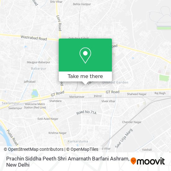 Prachin Siddha Peeth Shri Amarnath Barfani Ashram map