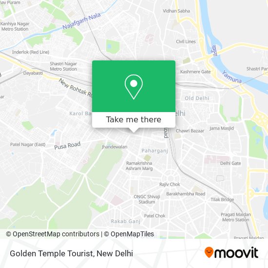 Golden Temple Tourist map