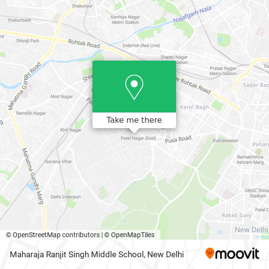 Maharaja Ranjit Singh Middle School map