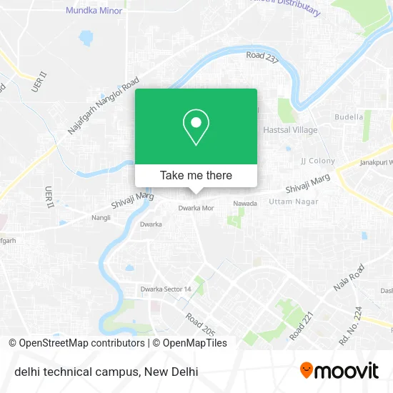 delhi technical campus map