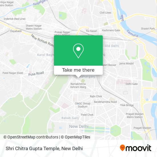 Shri Chitra Gupta Temple map