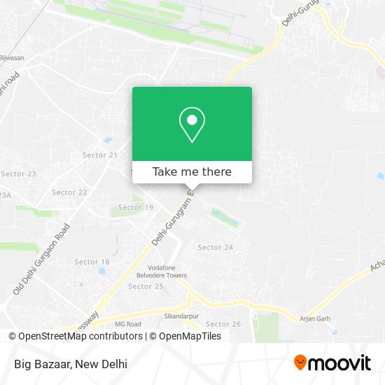 Big Bazaar map