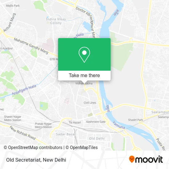 Old Secretariat map