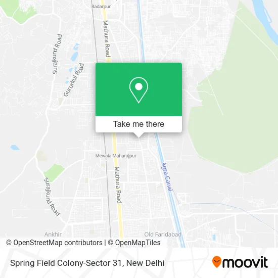 Spring Field Colony-Sector 31 map