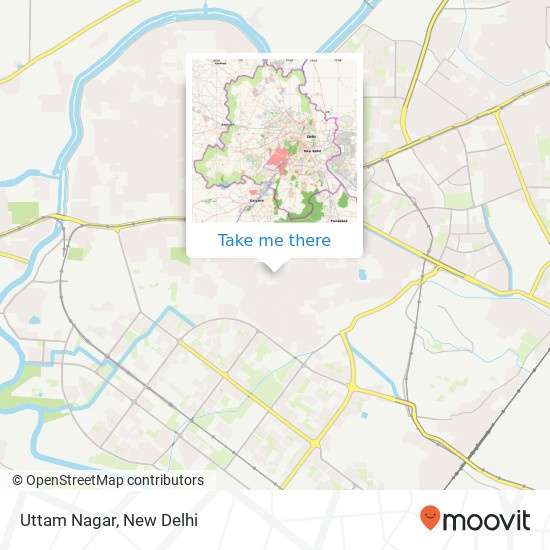 Uttam Nagar map