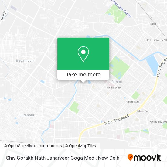 Shiv Gorakh Nath Jaharveer Goga Medi map