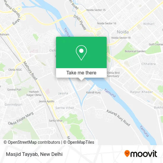 Masjid Tayyab map