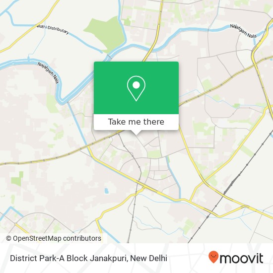 District Park-A Block Janakpuri map