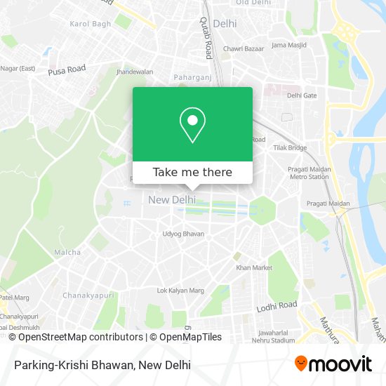 Parking-Krishi Bhawan map