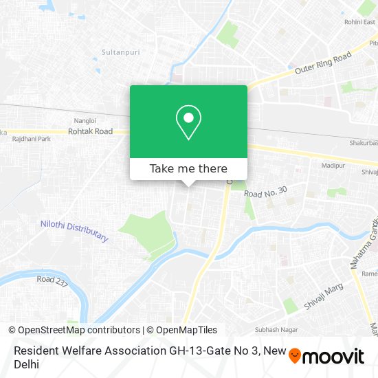 Resident Welfare Association GH-13-Gate No 3 map