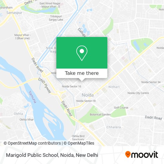 Marigold Public School, Noida map