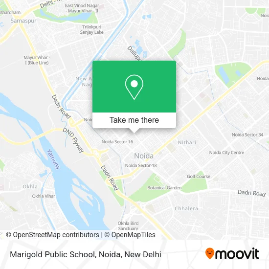 Marigold Public School, Noida map
