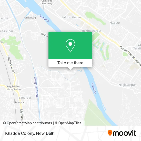 Khadda Colony map