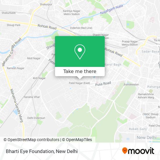 Bharti Eye Foundation map