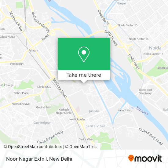 Noor Nagar Extn I map