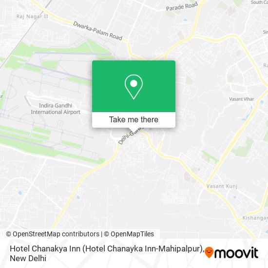 Hotel Chanakya Inn (Hotel Chanayka Inn-Mahipalpur) map