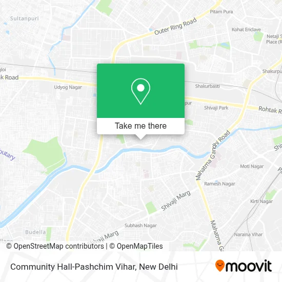 Community Hall-Pashchim Vihar map