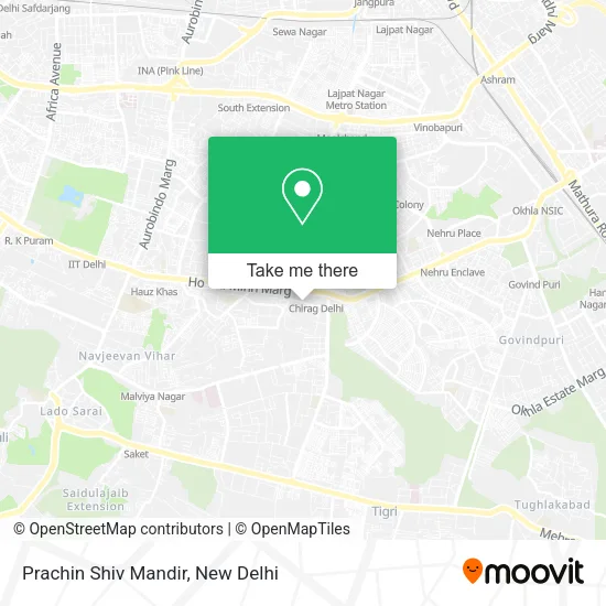 Prachin Shiv Mandir map