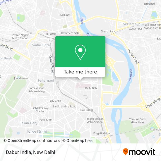 Dabur India map