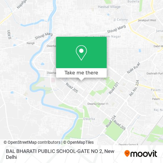BAL BHARATI PUBLIC SCHOOL-GATE NO 2 map