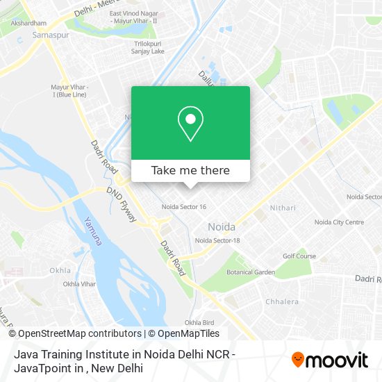 Java Training Institute in Noida Delhi NCR - JavaTpoint in map