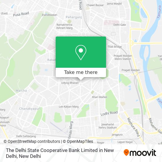 The Delhi State Cooperative Bank Limited in New Delhi map