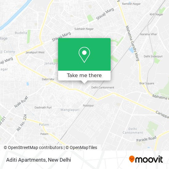 Aditi Apartments map