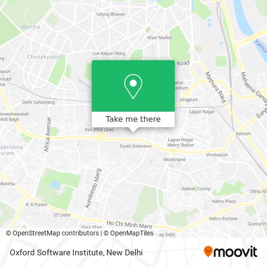 Oxford Software Institute map