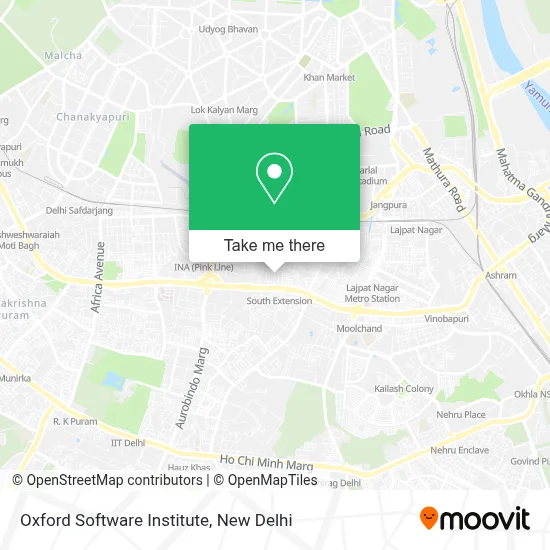 Oxford Software Institute map