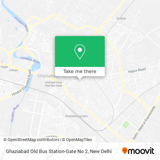 Ghaziabad Old Bus Station-Gate No 2 map