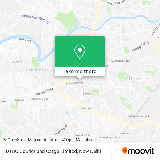 DTDC Courier and Cargo Limited map
