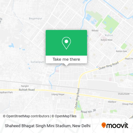 Shaheed Bhagat Singh Mini Stadium map