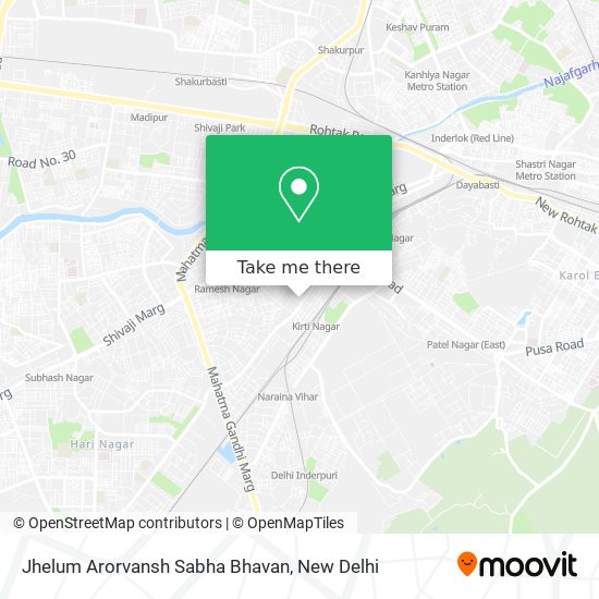 Jhelum Arorvansh Sabha Bhavan map