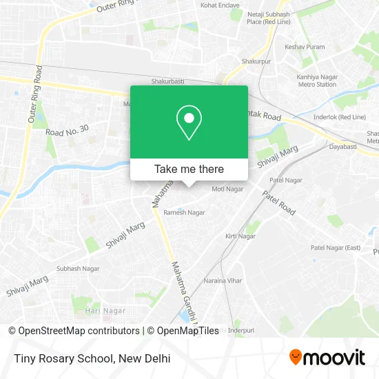 Tiny Rosary School map