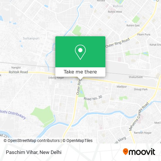 Paschim Vihar map