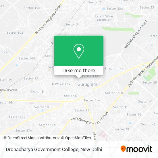 Dronacharya Government College map