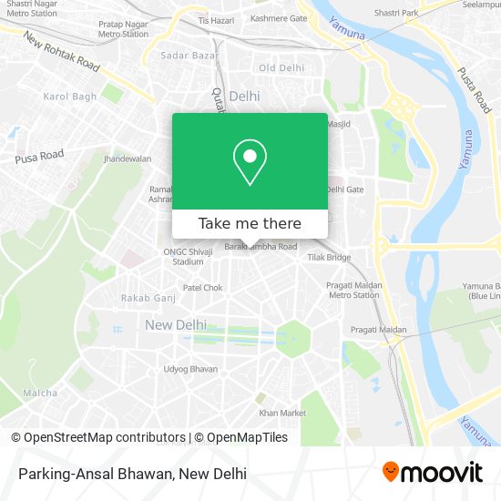Parking-Ansal Bhawan map