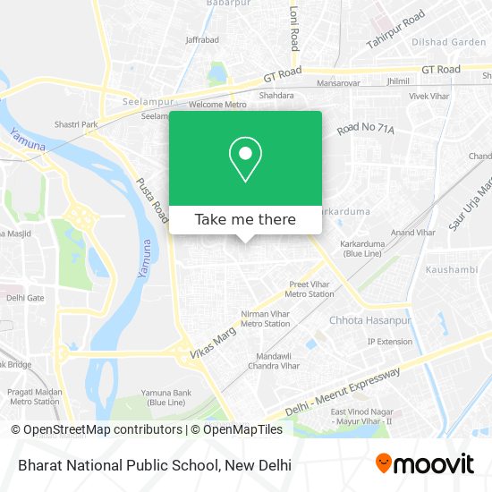 Bharat National Public School map