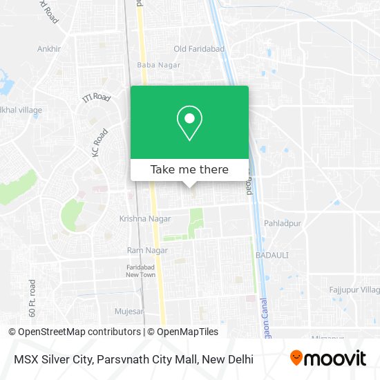 MSX Silver City, Parsvnath City Mall map