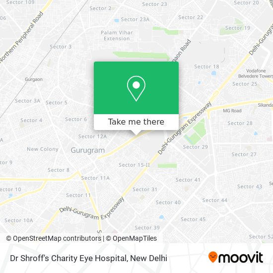 Dr Shroff's Charity Eye Hospital map