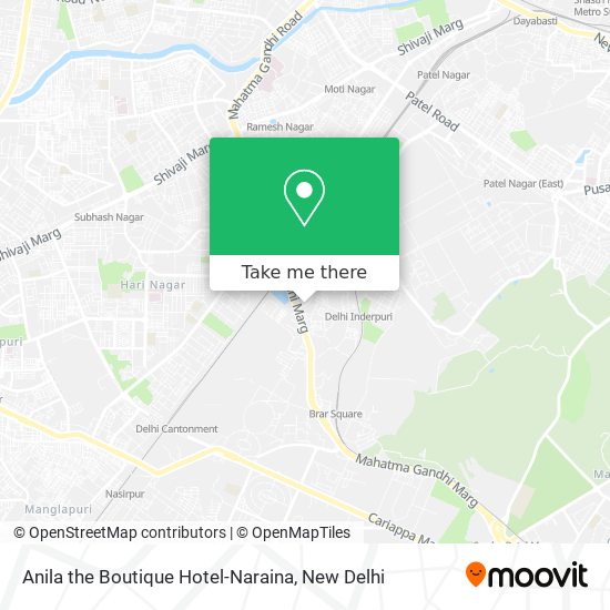 Anila the Boutique Hotel-Naraina map