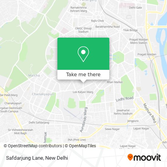 Safdarjung Lane map