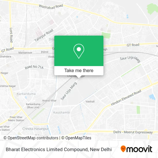 Bharat Electronics Limited Compound map