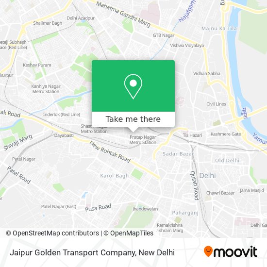 Jaipur Golden Transport Company map